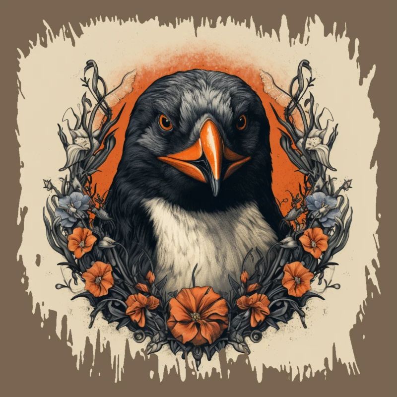 Pingouin dansant présente déclaration Cool