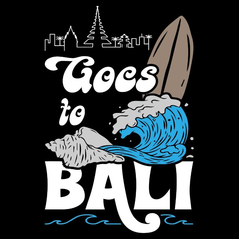 Va à Bali Surfing