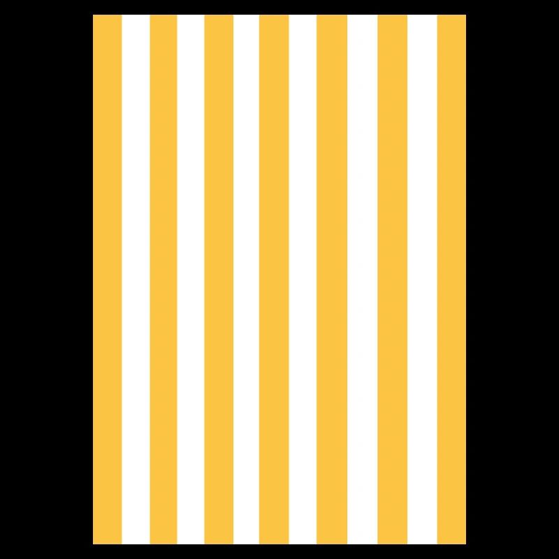 Stripes - yellow white personalizable