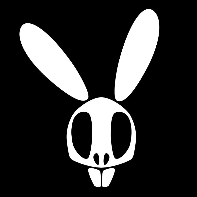 Lapin crâne blanc
