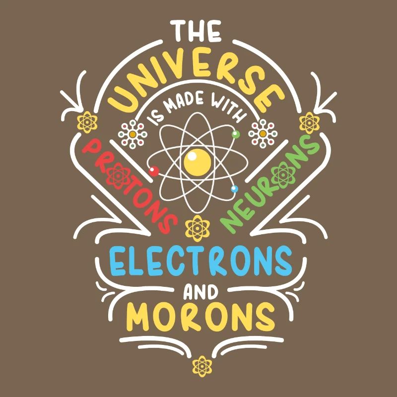 Univers est constitué d'électrons de neutrons à protons