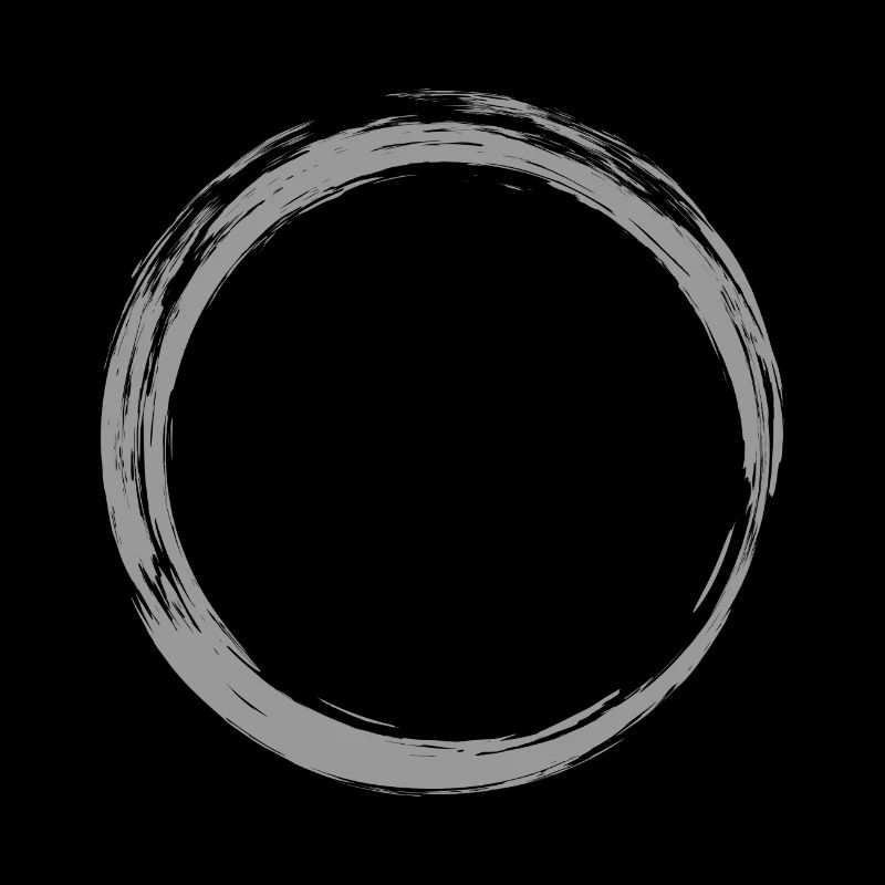 Circle symbol design gray