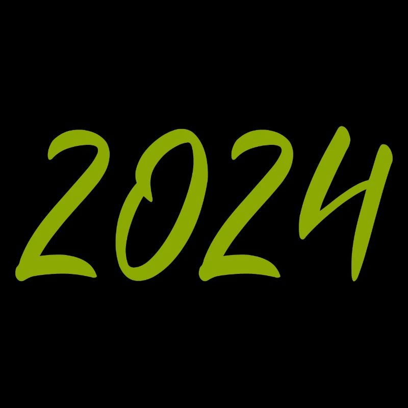 2024 Réveillon du Nouvel An vert