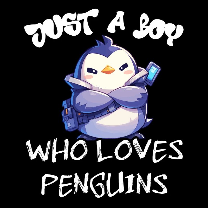 Juste un garçon qui aime les pingouins