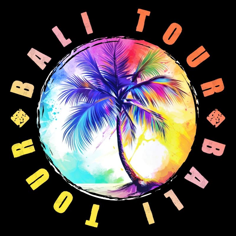 Visite de Bali colorée