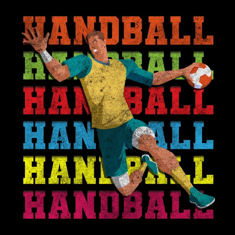 Handball player SIeger Jump Throw