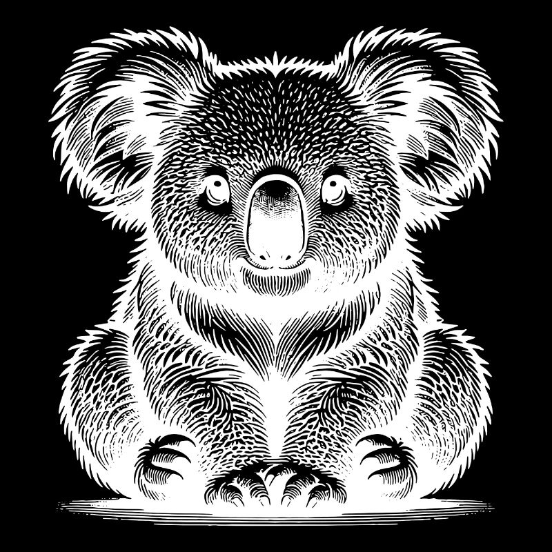 Cute Australian kids koala