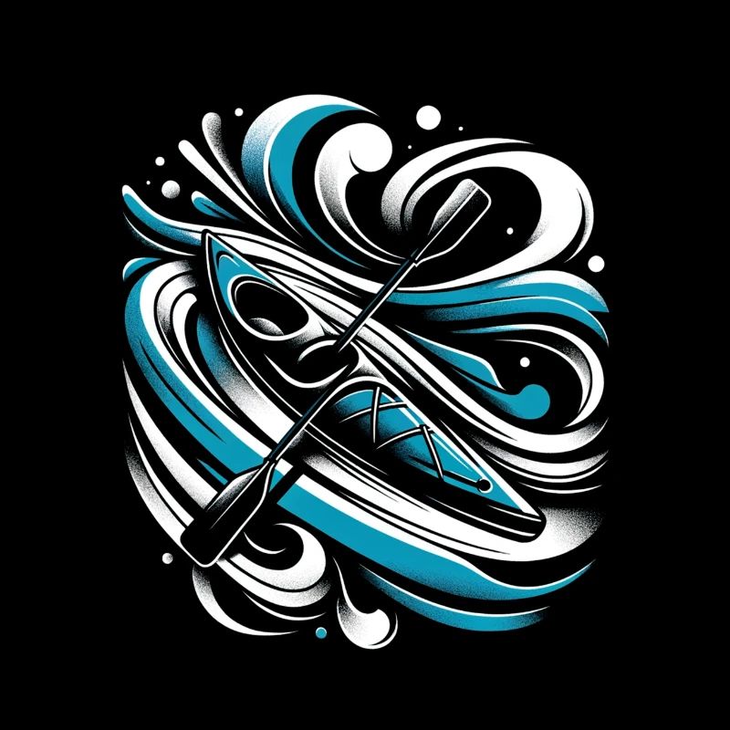 Kayak in wave