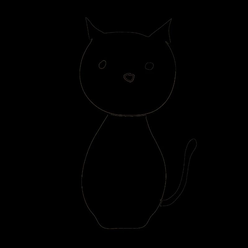 Chat Animal Symbole Mignon
