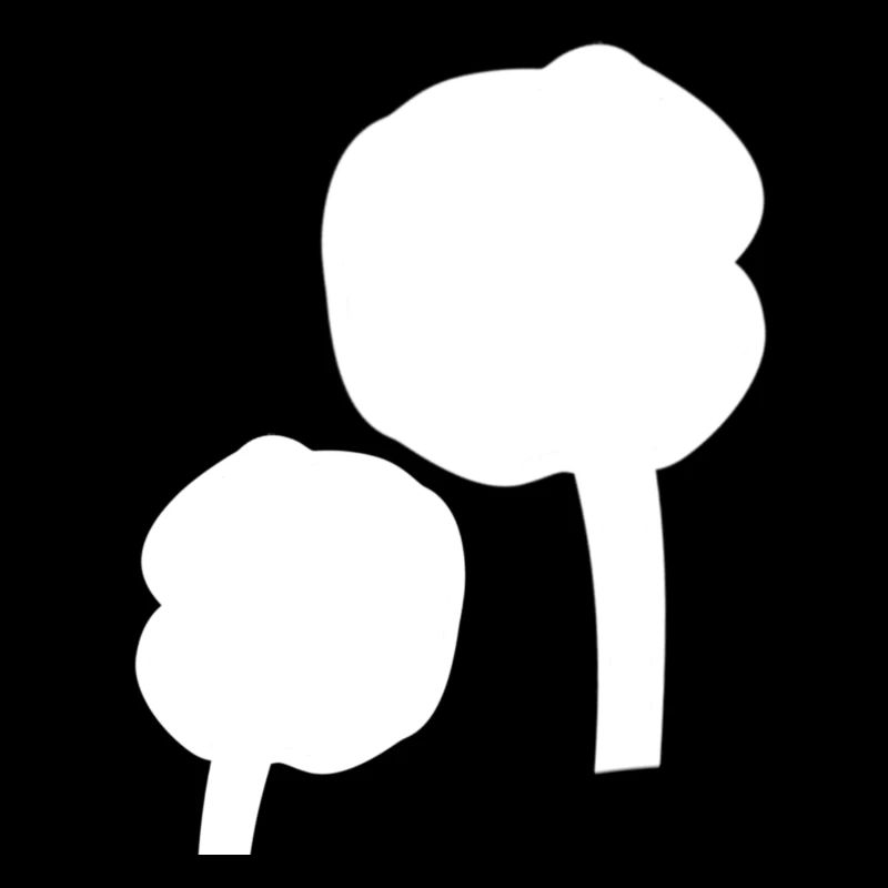 Deux Roses Fleur Forme Fleur