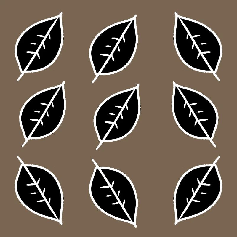 Pattern Leaf Leaves Frame Shape Nature