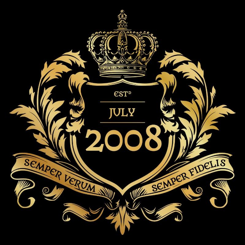 16e anniversaire établi 07/2008