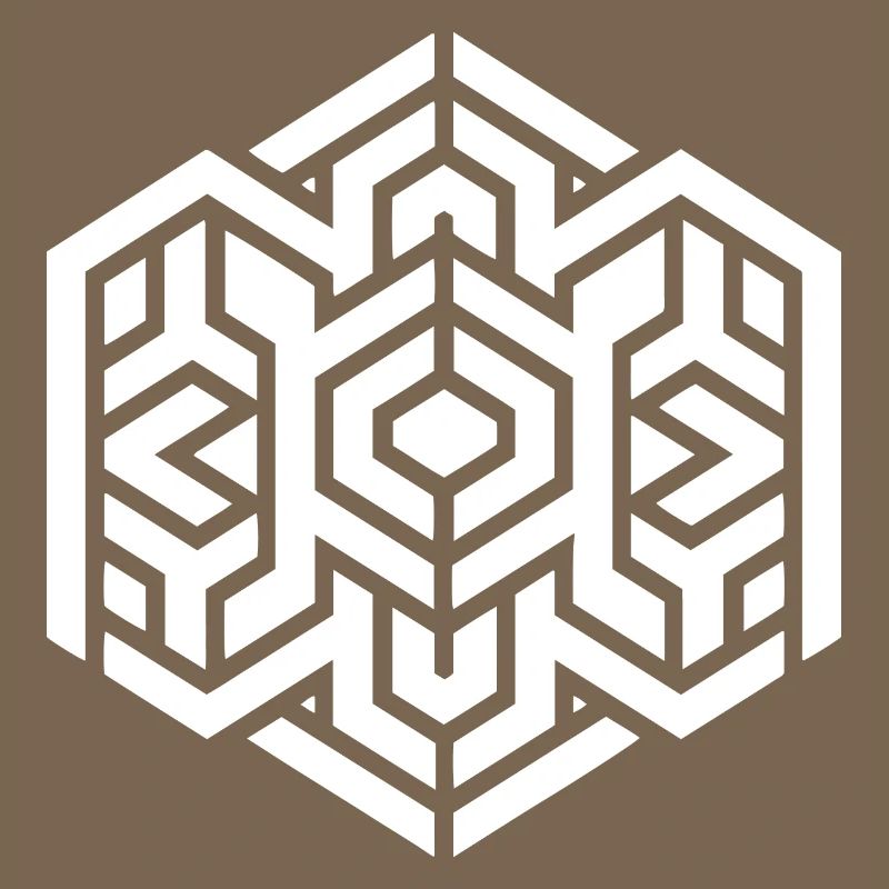 Geometric Hexagon - Abstract pattern