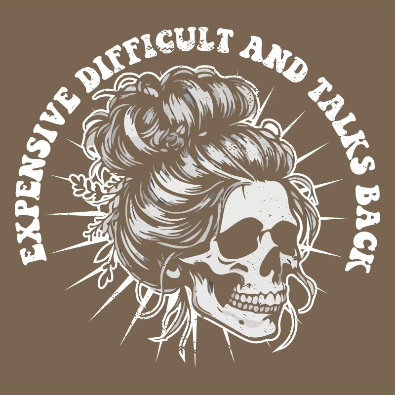 Squelette Messy Bun Cher Difficile Et Parle