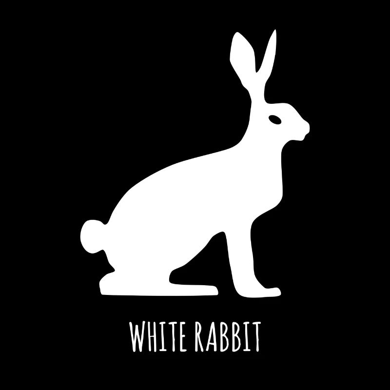 White rabbit, snow hare, fable