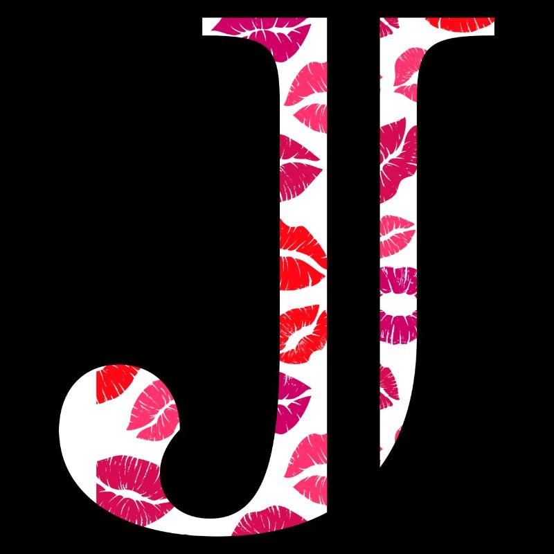 Lettre j bisous