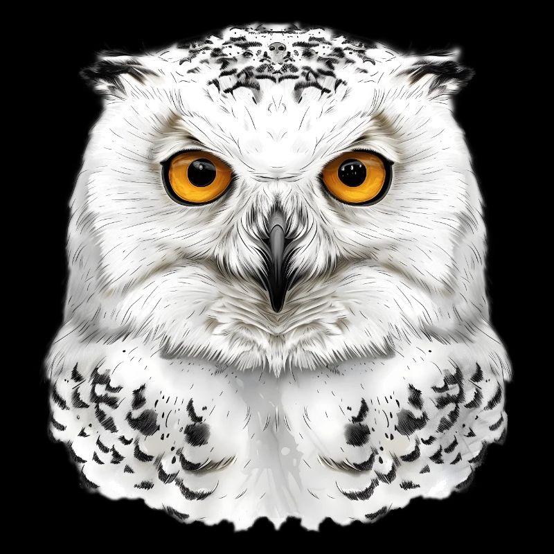 Snowy Owl Head