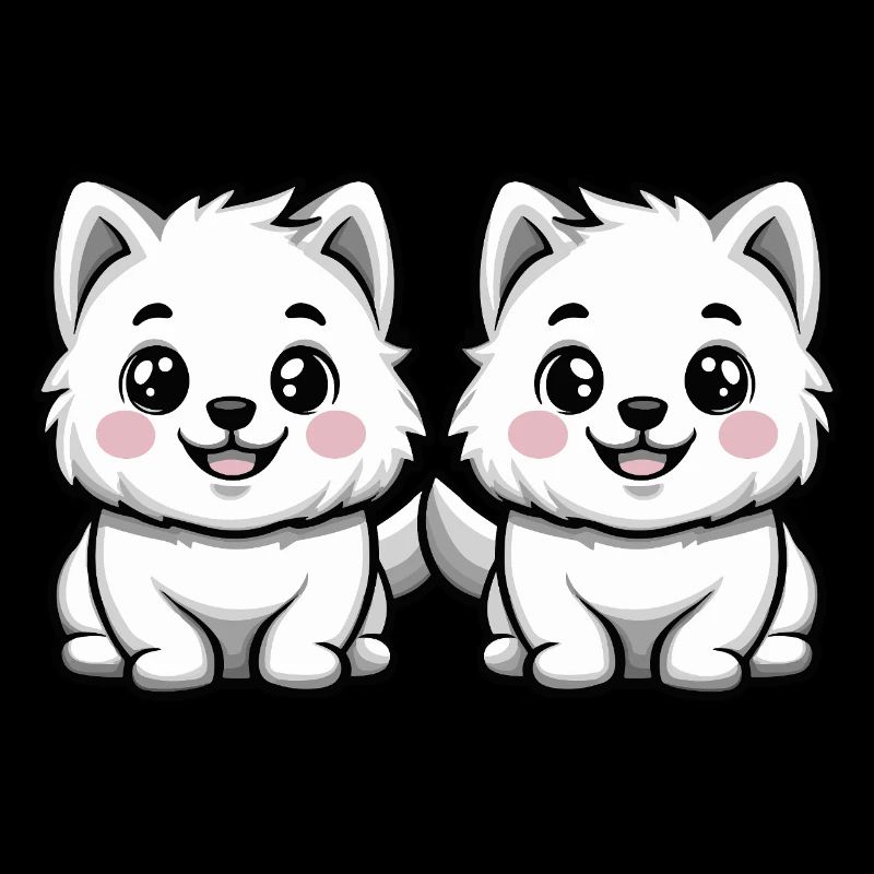 Bande dessinée Samoyède Dog