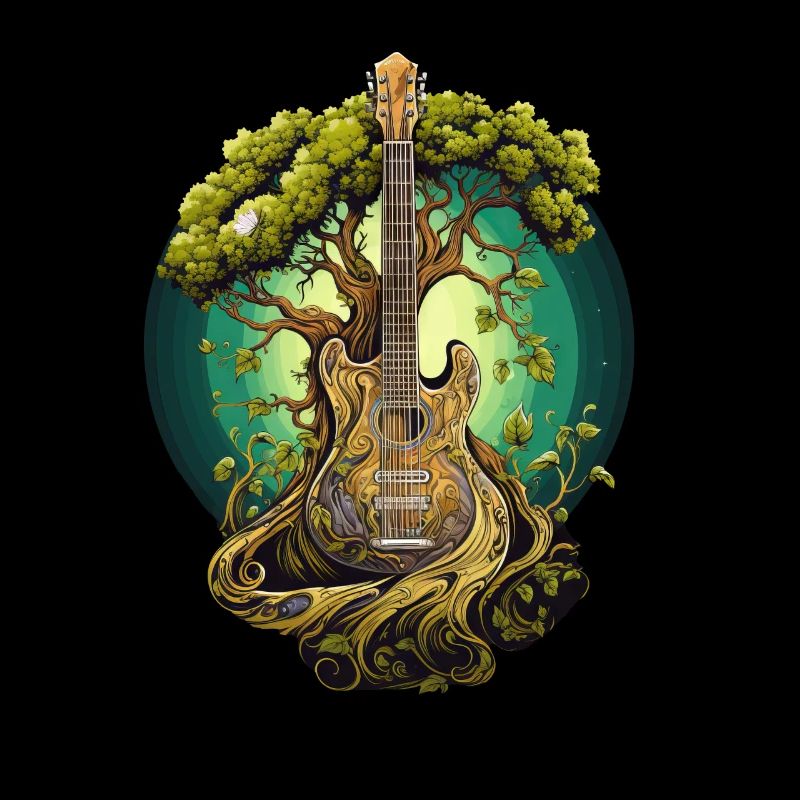 Tree Guitar Guitariste Fusion