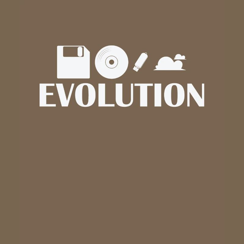 Evolution Disquette CD Clé USB Cloud