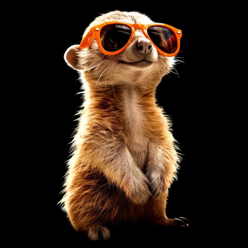 Lunettes de soleil suricate mignon amant de surikate