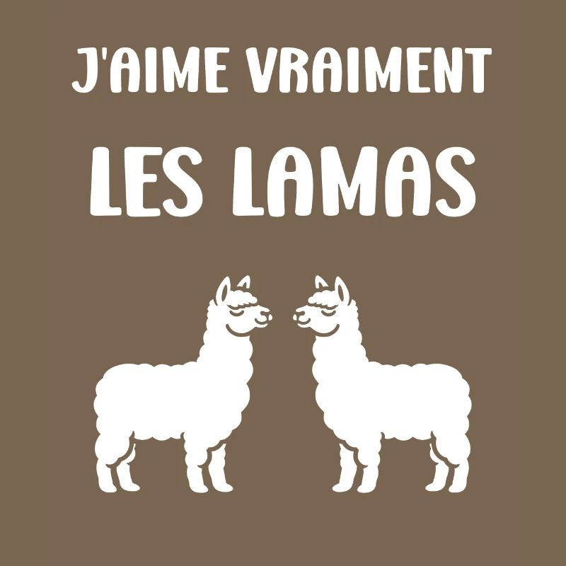 Humour mignon petit lama