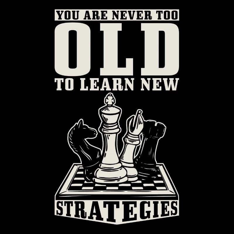Chess Player Chessboard Strategist Saying Chess
