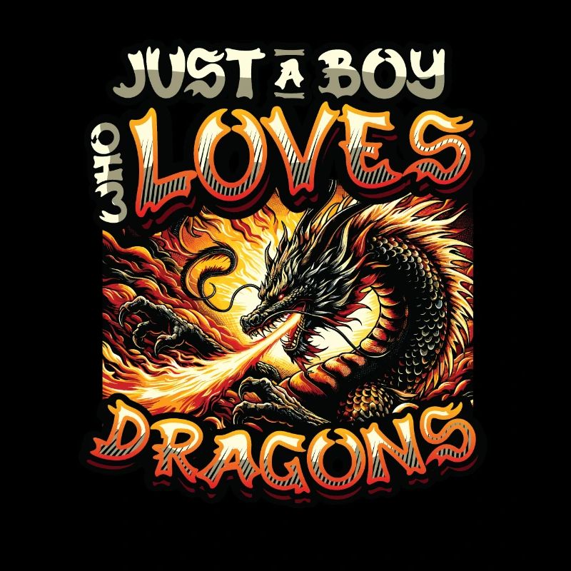 Juste un garçon qui aime les dragons - Boys Dragons