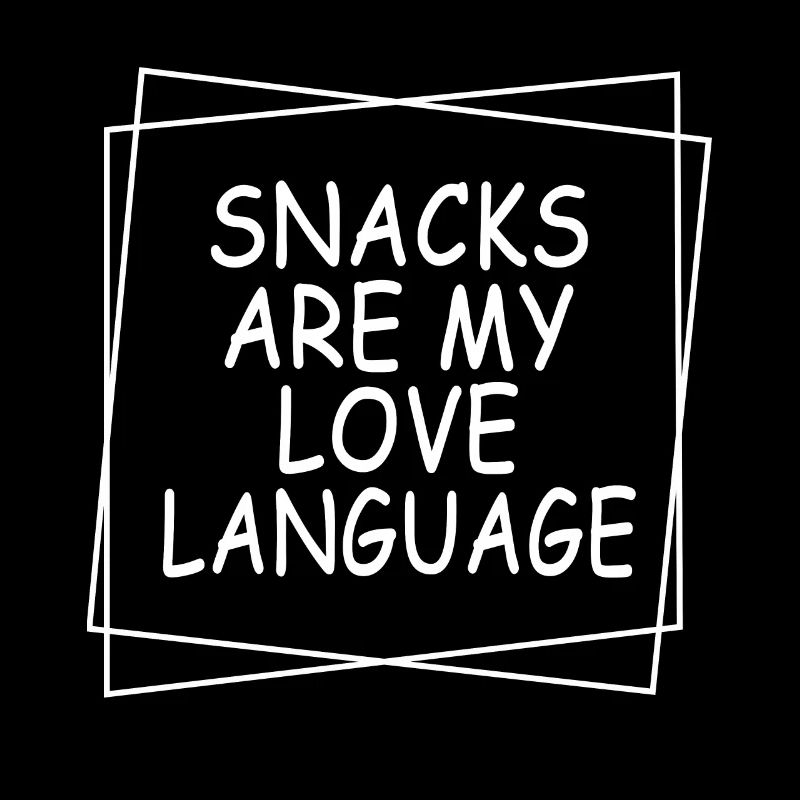 Les collations sont mon langage d’amour Drôle Saint-Valentin