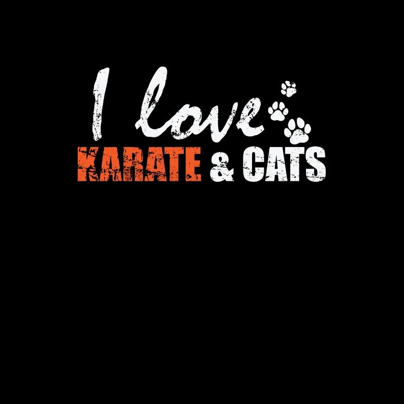 J’aime le karaté et les chats
