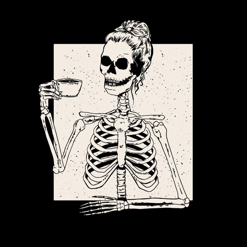 Halloween Skeleton Teacher I'll Just Wait Until