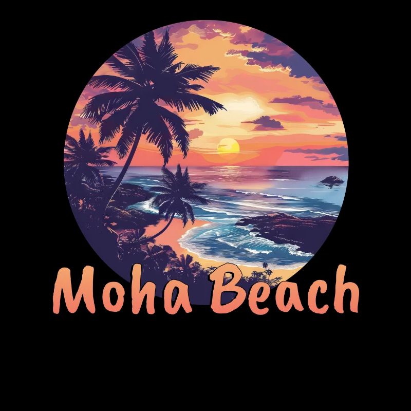 Moha Beach, Caraïbes, Pays-Bas, Vacances au coucher du soleil