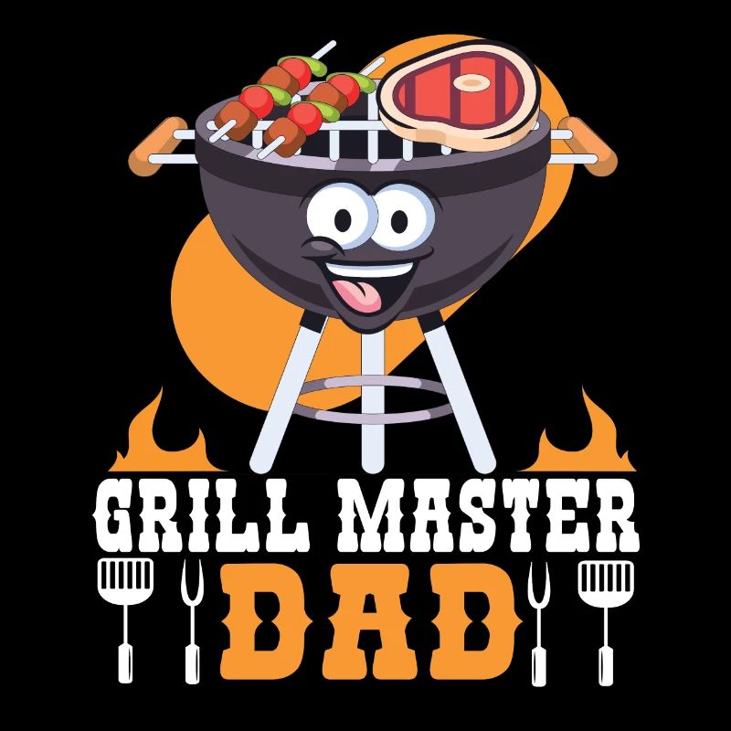 Grillmaster Dad BBQ Grill Grilling Barbecue Smoker