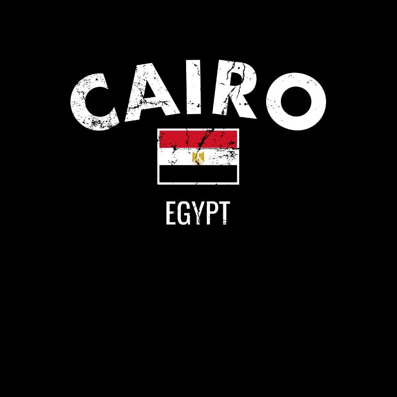 Le Caire Vintage Egypte Egypte Egypte Drapeau Egyptien Egyptien