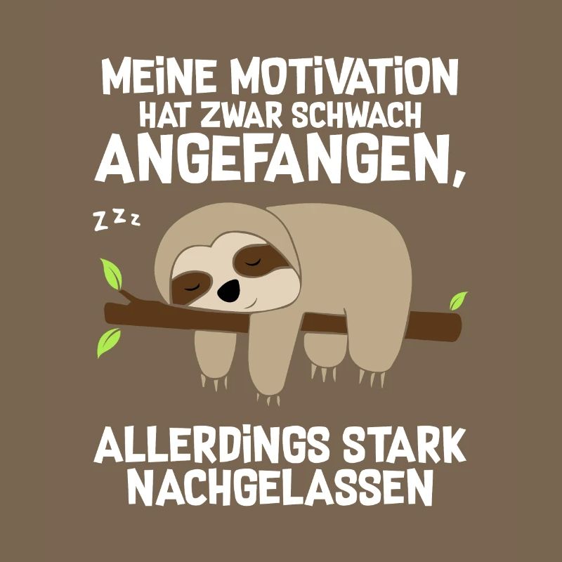 My motivation started off weak