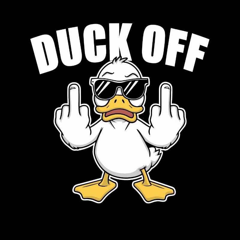 Duck Off Drôle Canard Design