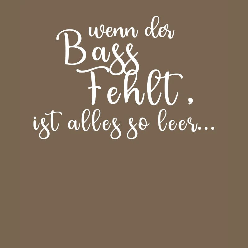 If the bass is missing everything is so empty -