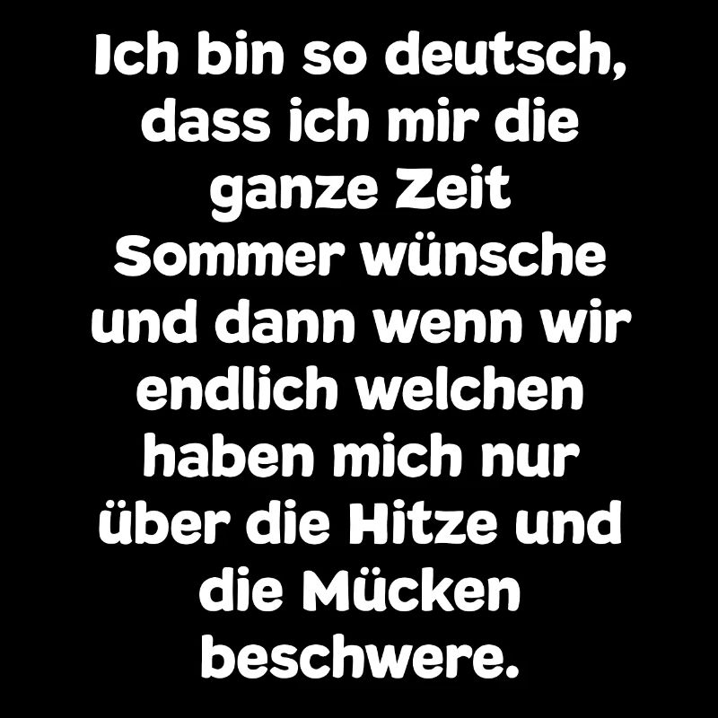 Funny saying typical German