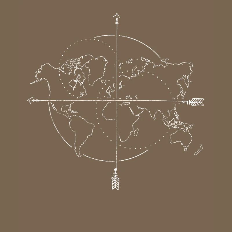 Cardinal directions Map World map Compass