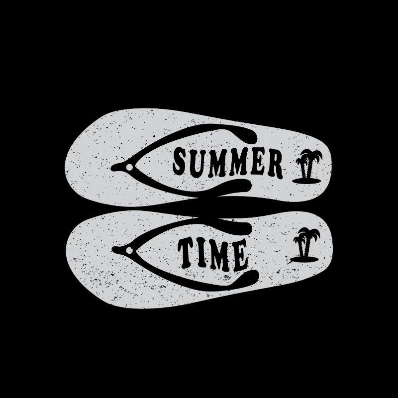 Summer Time Summer Vacances Flip Flop