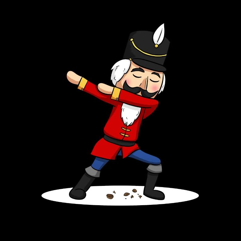 Dabbing nutcracker