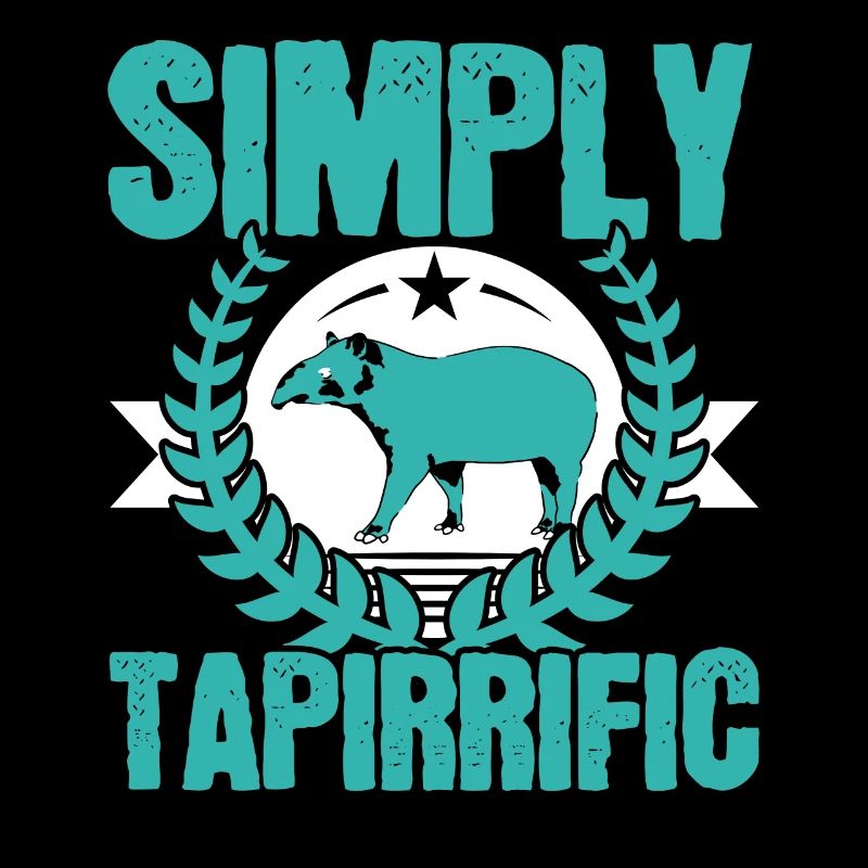 Simplement tapir-like wild animal keeper tapir