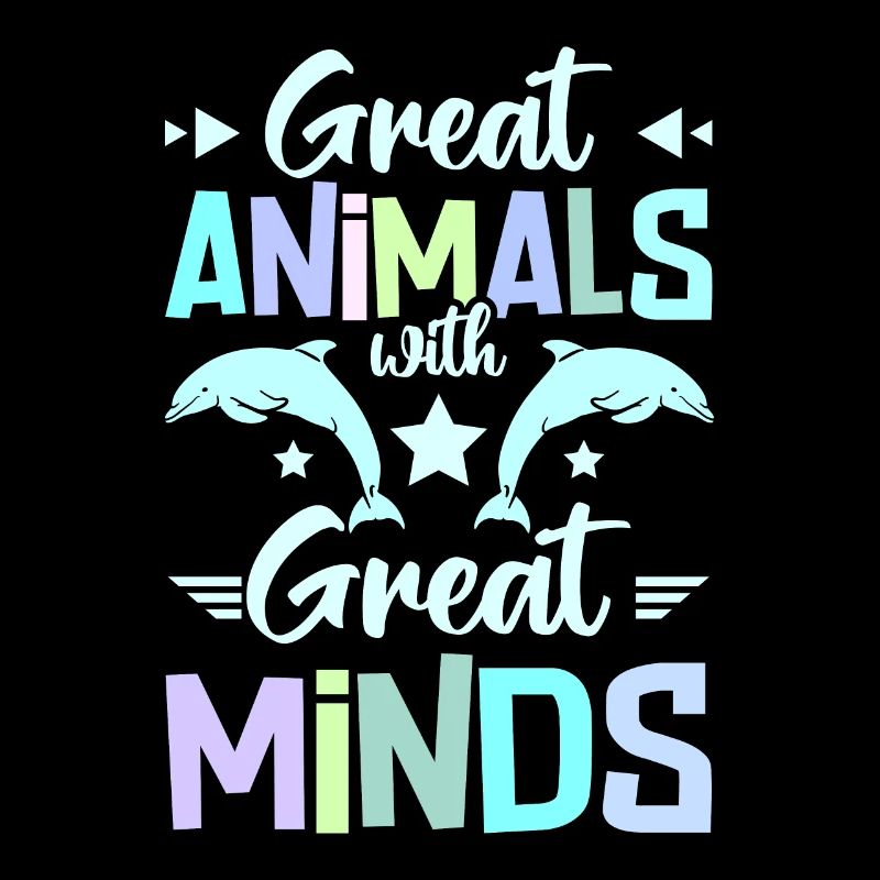 Grands animaux avec de grands esprits dauphins