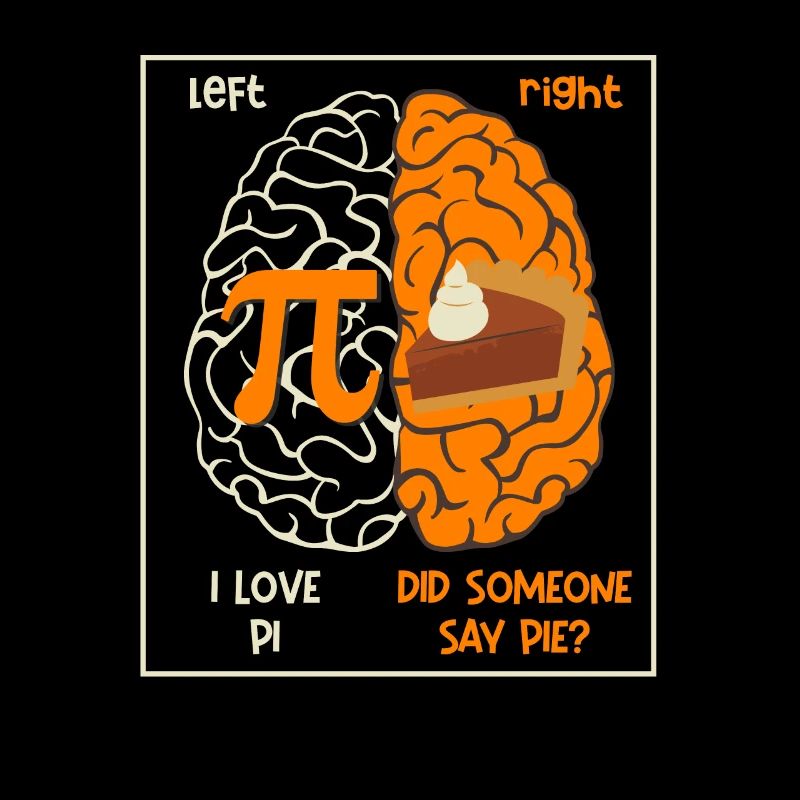 Left I love pi Right Someone said cake math