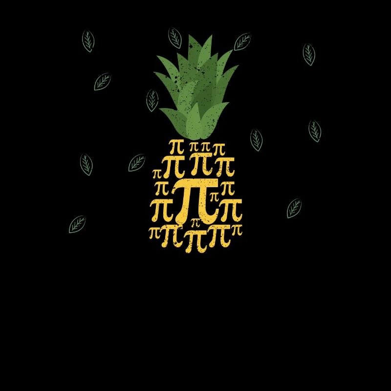 Happy Pi Day Cute Cake Pineapple 3.14 Funny