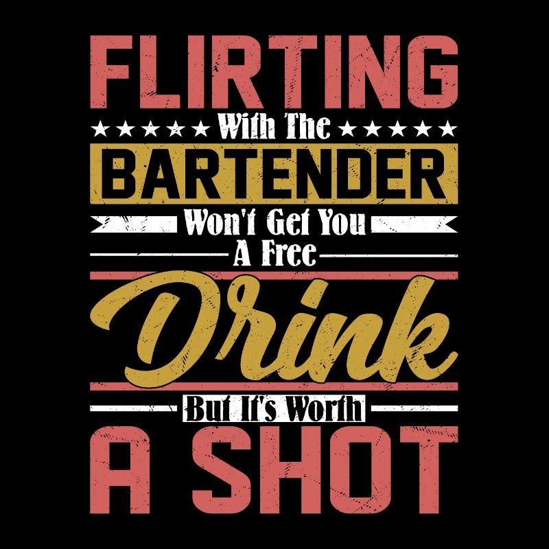 Flirting With The Bartender Bartender Cocktail Bar