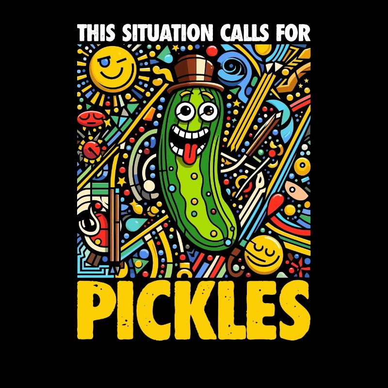 Cette situation nécessite des cornichons - Cadeau de concombre