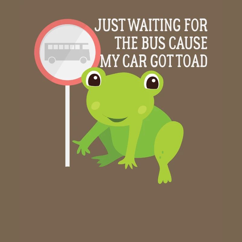 J’attends juste le bus parce que ma voiture s’amuse à crapauder