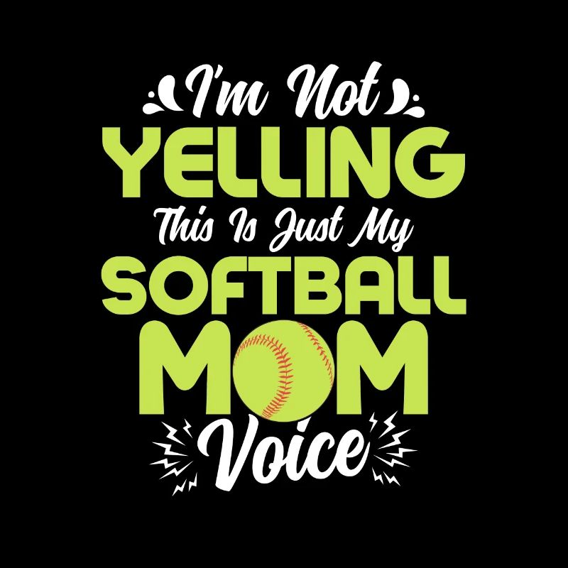 Je ne crie pas, c’est juste ma voix de mère de softball