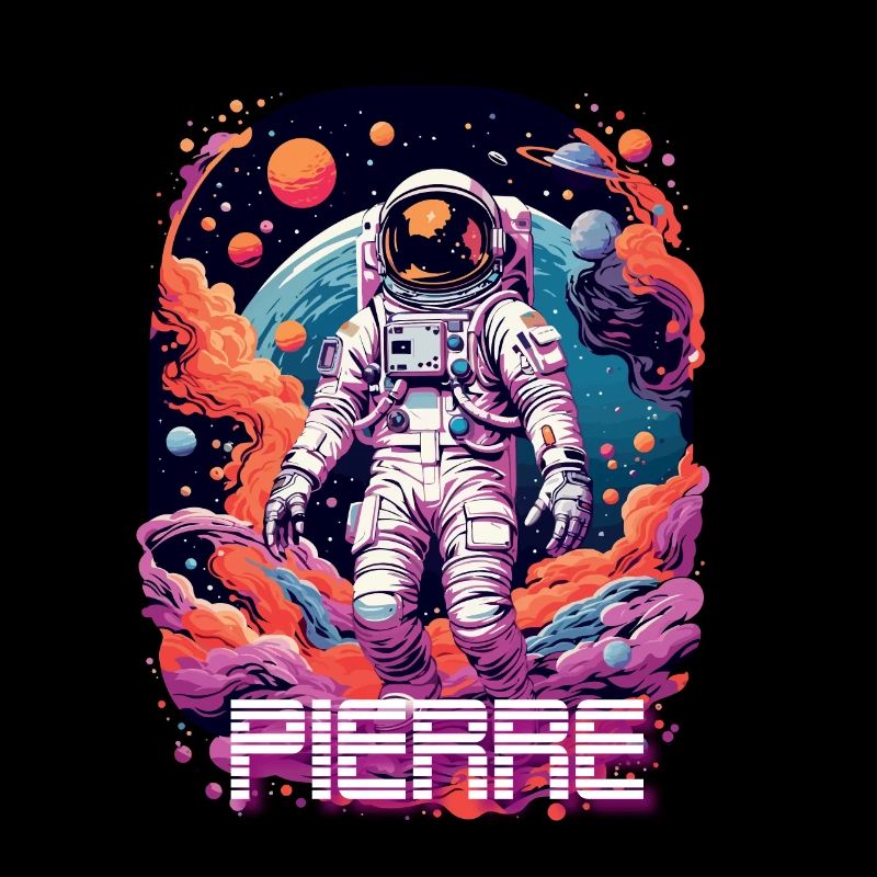PIERRE - Beau prénom de garçon avec astronaute cool